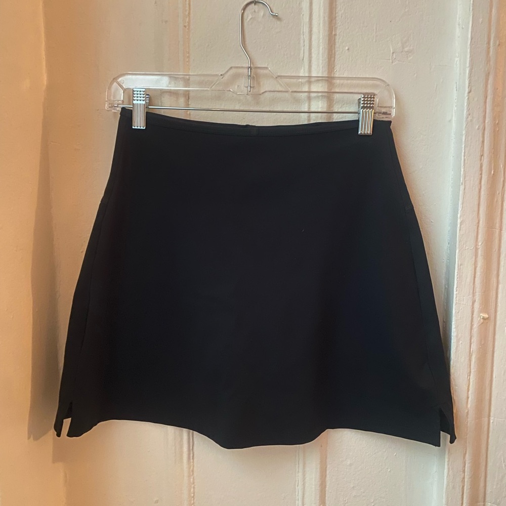Girlfriend collective black skort